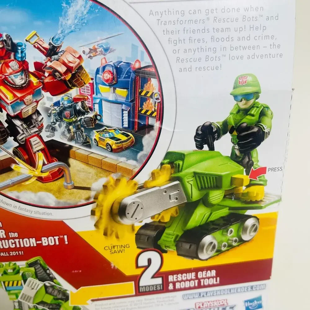2010 Transformers‎ Rescue Bot Walker Cleveland & Rescue Saw Hasbro Playskool NEW